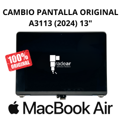 Cambio pantalla original MacBook Air A3113 13"