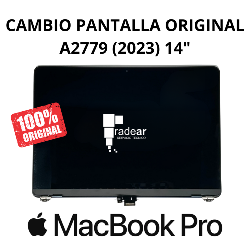 Cambio pantalla original MacBook Pro A2779 14"