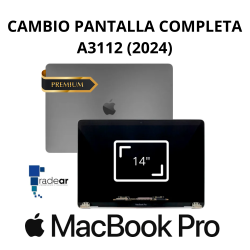 Cambio pantalla completa MacBook Pro 14" A3112 (2024)