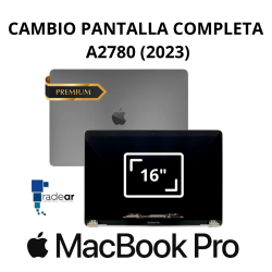 Cambio pantalla completa MacBook Pro 16" A2780 M2