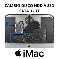 iMac - Cambio Disco HDD a SSD SATA 3 - 1T