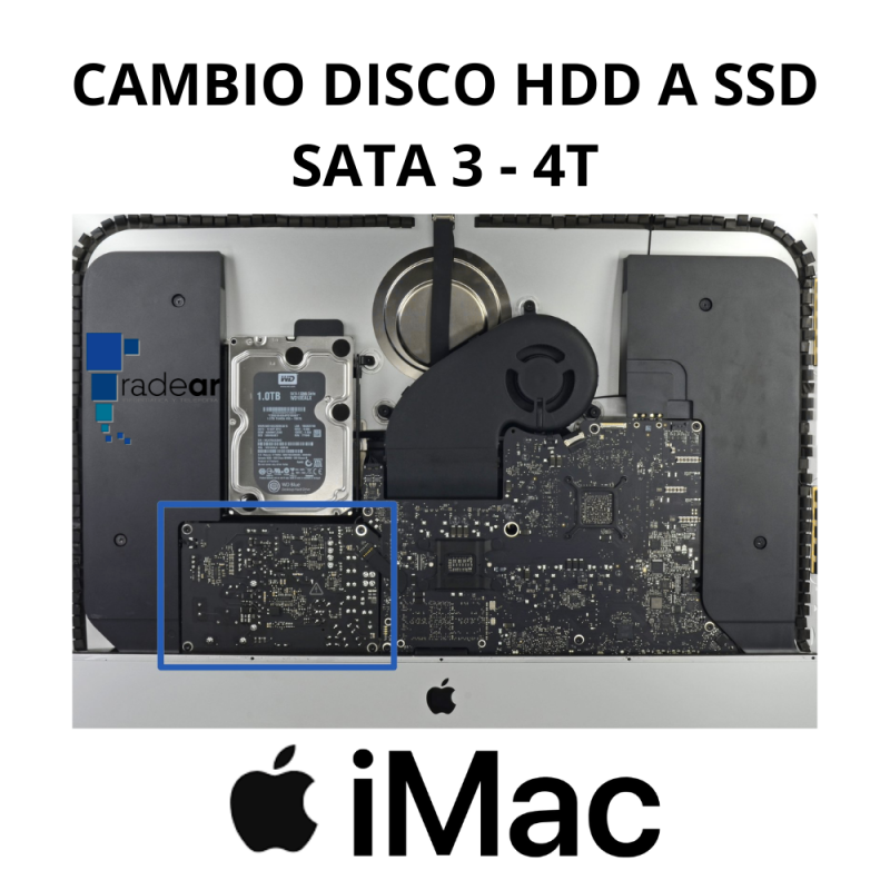 iMac - Cambio Disco HDD a SSD SATA 3 - 4T