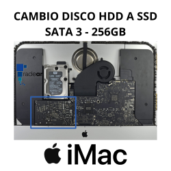 iMac - Cambio Disco HDD a SSD SATA 3 - 256GB