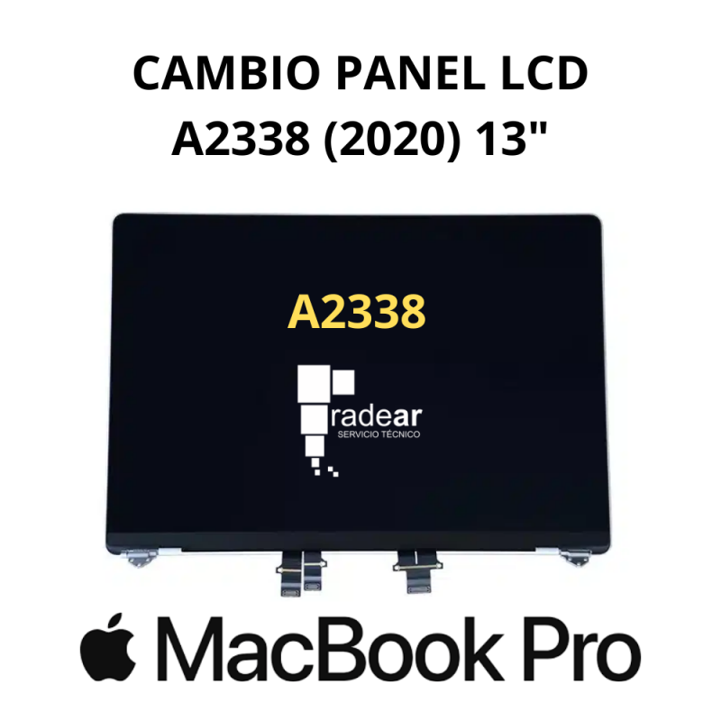 Cambio LCD pantalla MacBook Pro A2338 (2020) 13"
