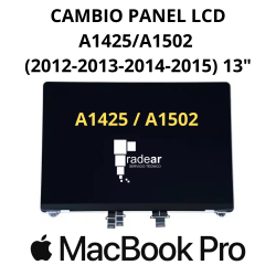 Reparar panel LCD pantalla MacBook Pro A1425-A1502 13"