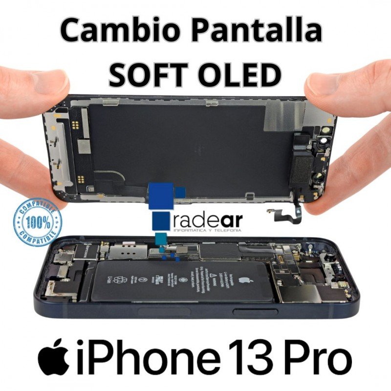 Cambio de pantalla iPhone 13 Pro SOFT OLED