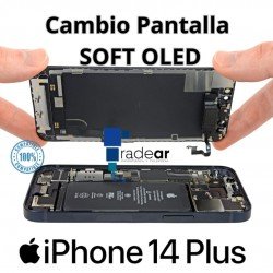 Cambio de pantalla iPhone 14 Plus SOFT OLED