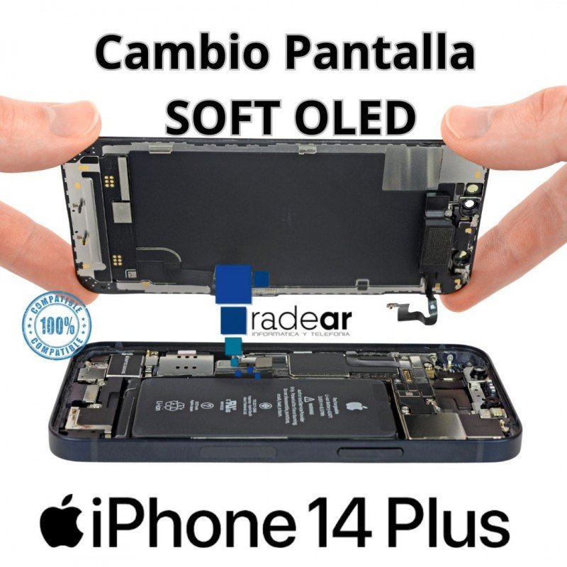 Cambio de pantalla iPhone 14 Plus SOFT OLED