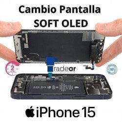 Cambio de pantalla iPhone 15 SOFT OLED