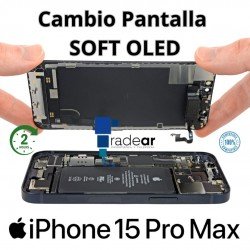 Cambio de pantalla iPhone 15 Pro Max SOFT OLED