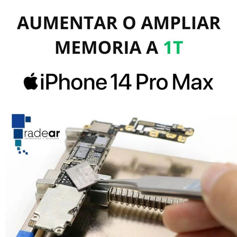 Aumentar o ampliar memoria a 1T iPhone 14 Pro Max