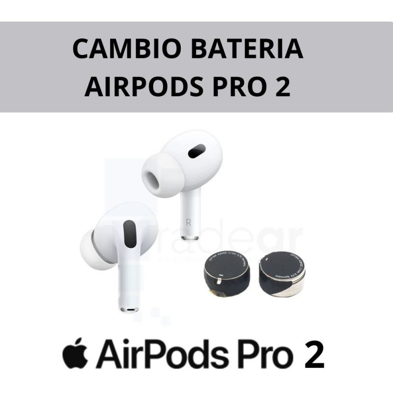 Cambio de bateria AirPods Pro 2 (Kit x2)