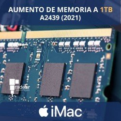 Aumento de memoria NAND a 1TB - A2439 (2021)