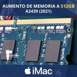 Aumento de memoria NAND a 512GB - A2439 (2021)