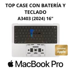 Top case con batería y teclado MacBook Pro 16" A3403
