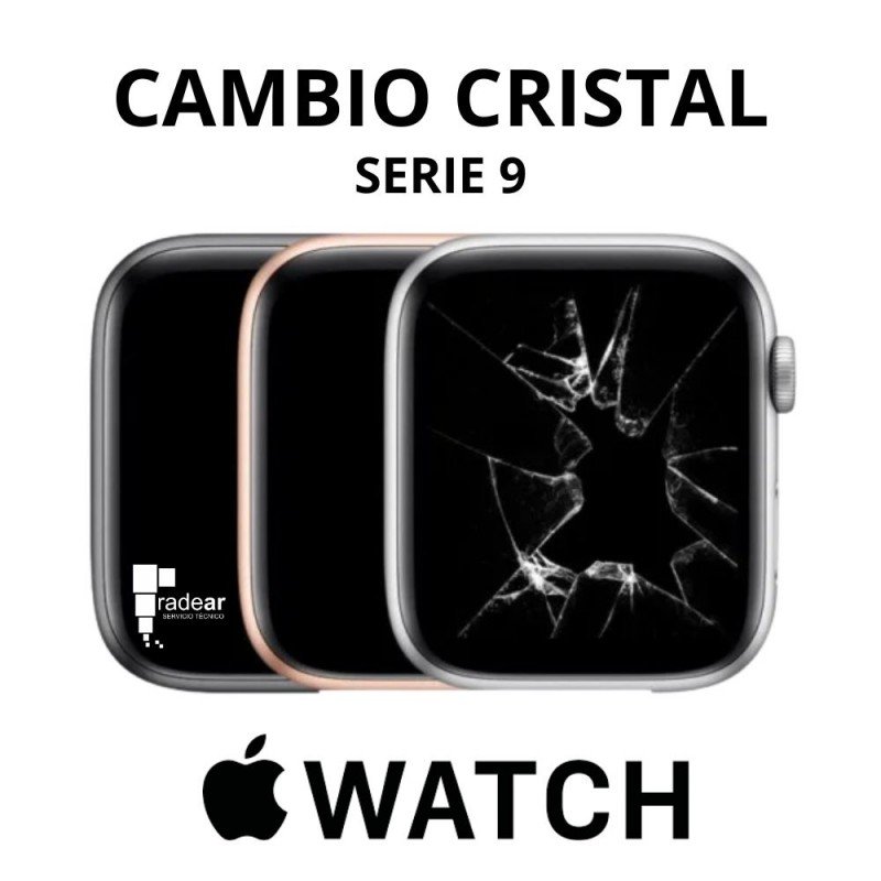Cambio cristal Apple Watch Series 9