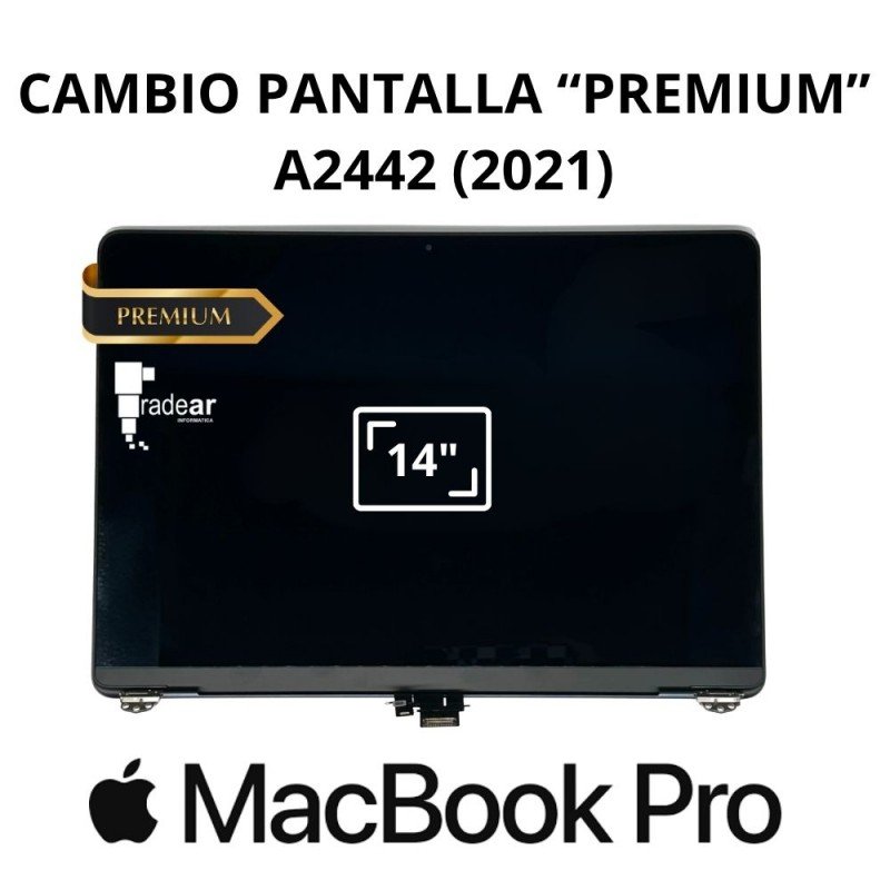 Cambio pantalla "Premium" MacBook Pro 14" A2442 M1