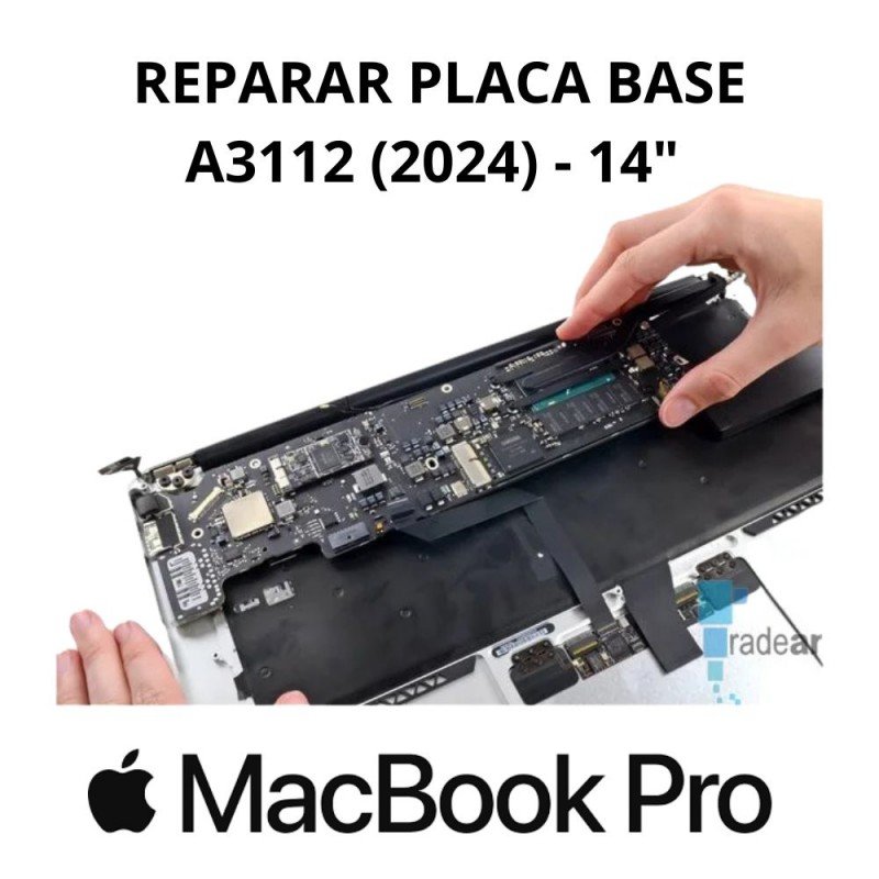 Reparar placa base MacBook Pro 14" A3112 (2024)