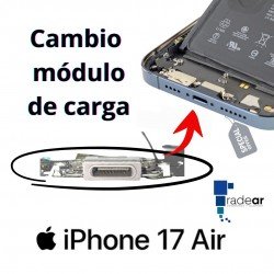 Cambio modulo de carga iPhone 17 Air