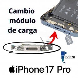 Cambio modulo de carga iPhone 17 Pro