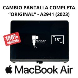 Cambio pantalla completa original MacBook Air A2941 15"
