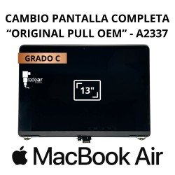 Cambio pantalla "Original Pull Oem" Grado C - MacBook Air 13" A2337