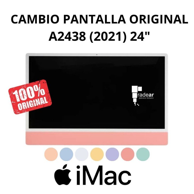 Cambio pantalla Original A2438 (2021) 24"