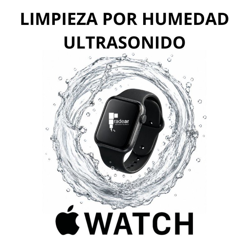 Limpieza por humedad - ultrasonido Apple Watch