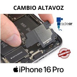 Cambio altavoz iPhone 16 Pro - Compatible