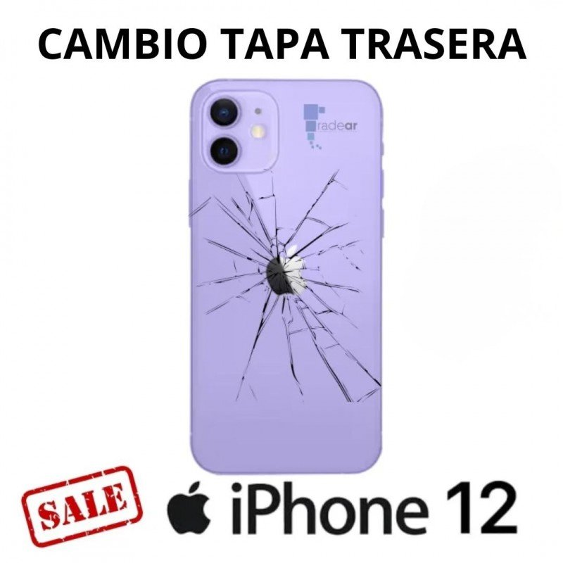 Cambio tapa trasera iPhone 12