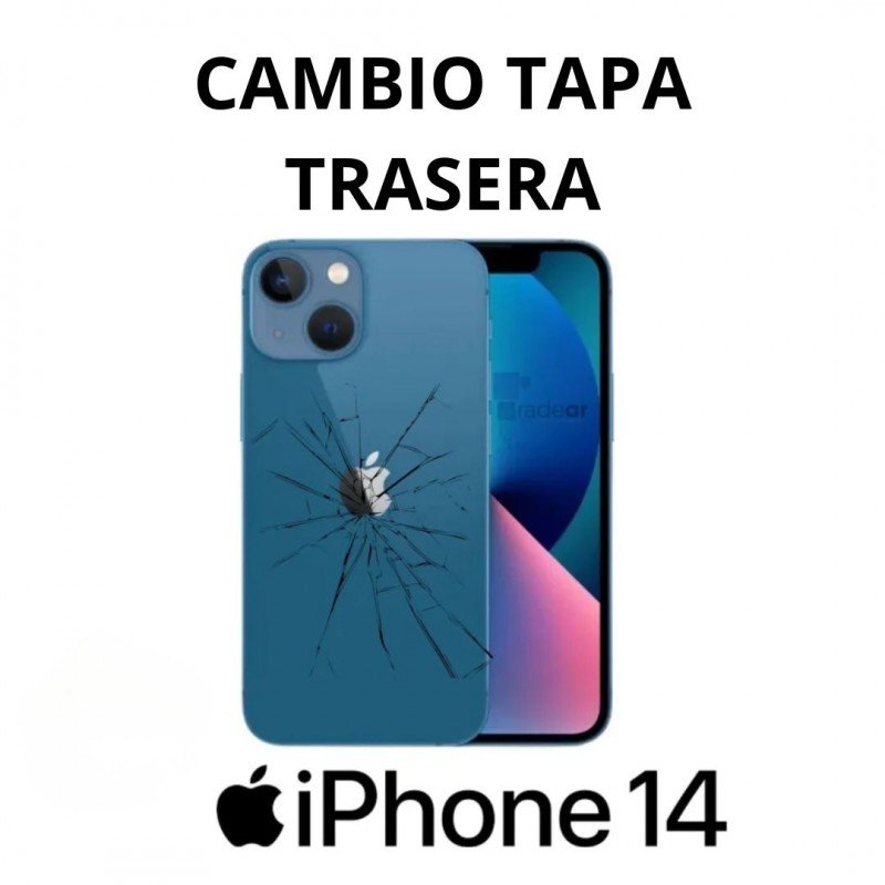 Cambio tapa trasera iPhone 14