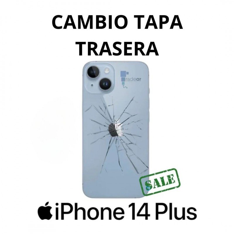 Cambio tapa trasera iPhone 14 Plus