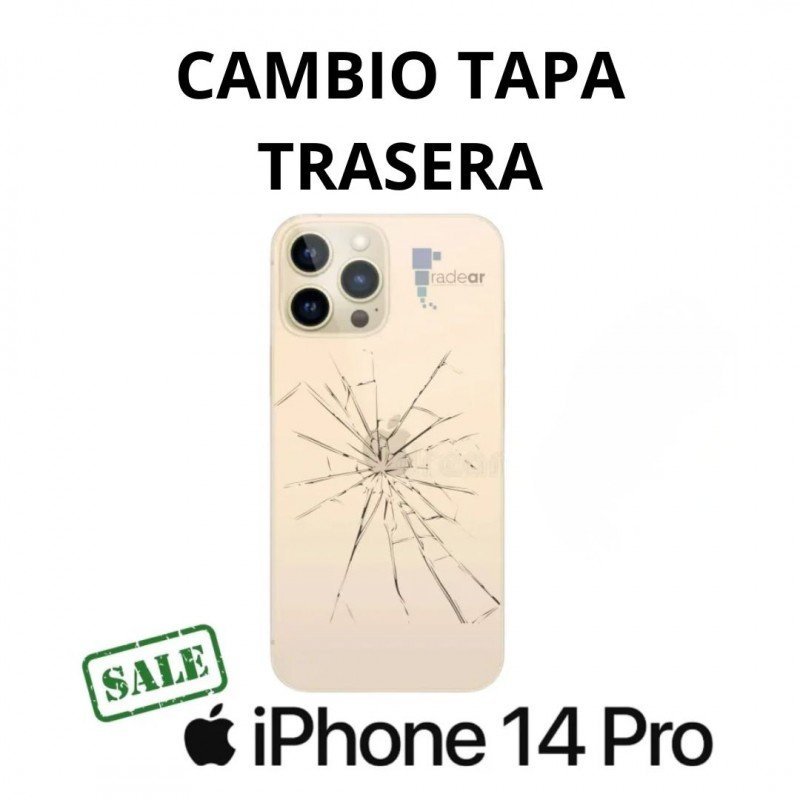 Cambio tapa trasera iPhone 14 Pro