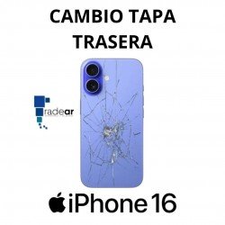 Cambio tapa trasera iPhone 16