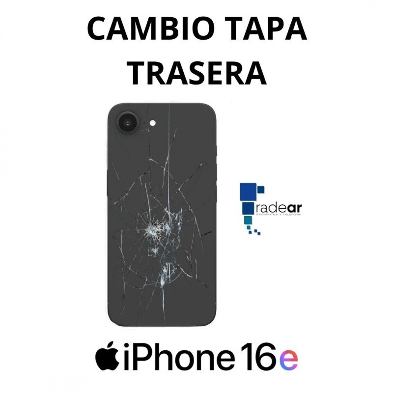 Cambio tapa trasera iPhone 16e