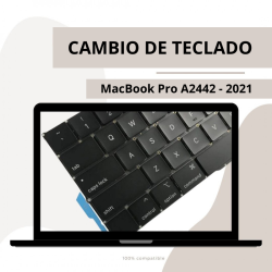 Cambio Teclado MacBook Pro 14" A2442 M1