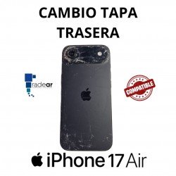 Cambio tapa trasera iPhone 17 Air - Compatible